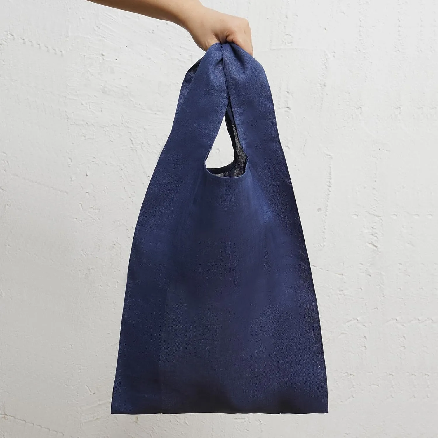 100% Pure Linen Reusable Grocery Bags Shoulder Shopping Bags with Handles, Foldable Grocery Tote Bags
