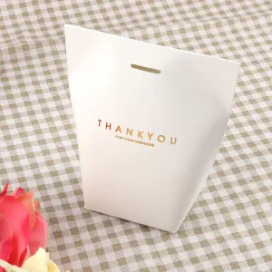 20 PcsSet Thank You Bags, Paper Thank You Candy Bags, for Wedding Supplies Wedding Accessories (White)