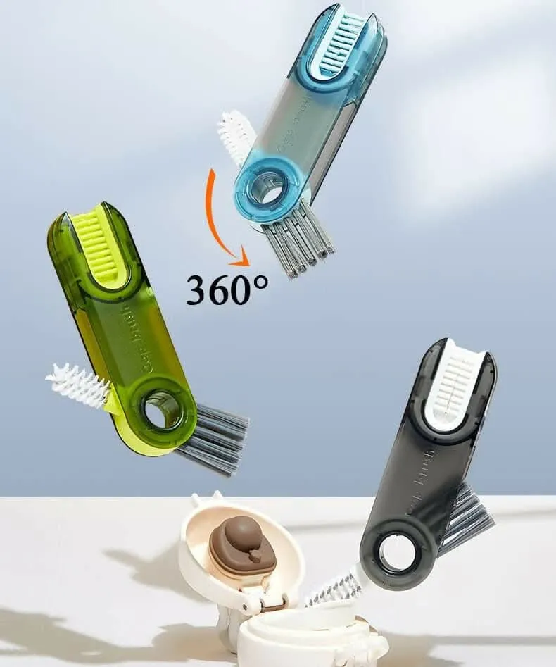 3 in 1 Multifunctional Cleaning Brush, Multifunction Cleaning Brush for Water Bottles