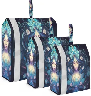 3 Set Travel Packing Cubes Lightweight Foldable Mandalorian Luggage Bags Organizers for Travel Accessories Travel Essentials