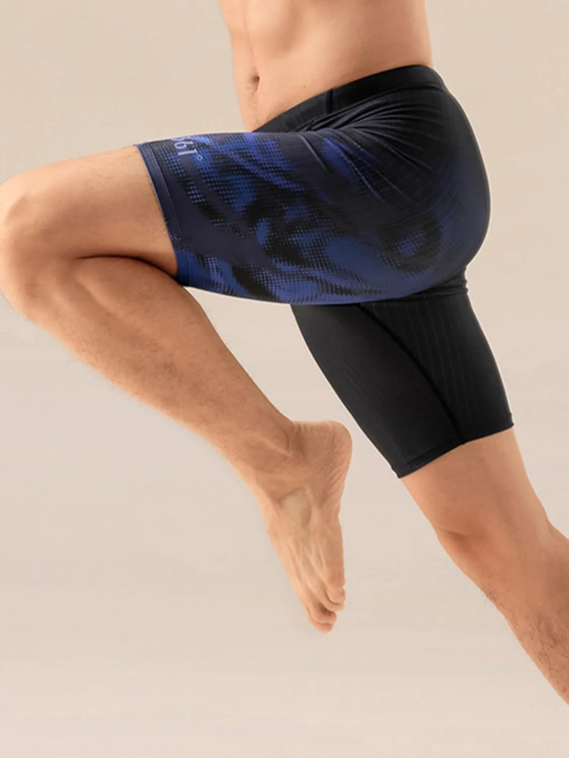 361 Swim Jammers for Men, Pro Racing Training Swimsuit, Chlorine Resistant Endurance Mens Swim Suit Swimwear Tech Pant