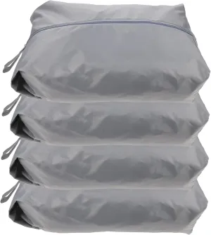 4 Pack Packing Cubes Durable Garment Storage Bags Waterproof Travel Accessories Large Capacity Shoe Bag