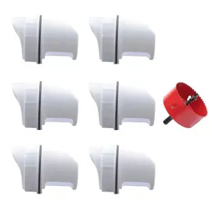 6 Port Chicken Feeder | Poultry Feeder DIY Port | PVC Gravity Fed Chicken Feeder