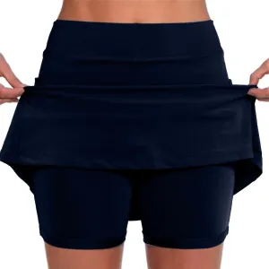 aihihe Pleated Skirts for Women Plus Size Pink Womens Shorts Casual Long Length Tennis Dress with Pockets Plus Size
