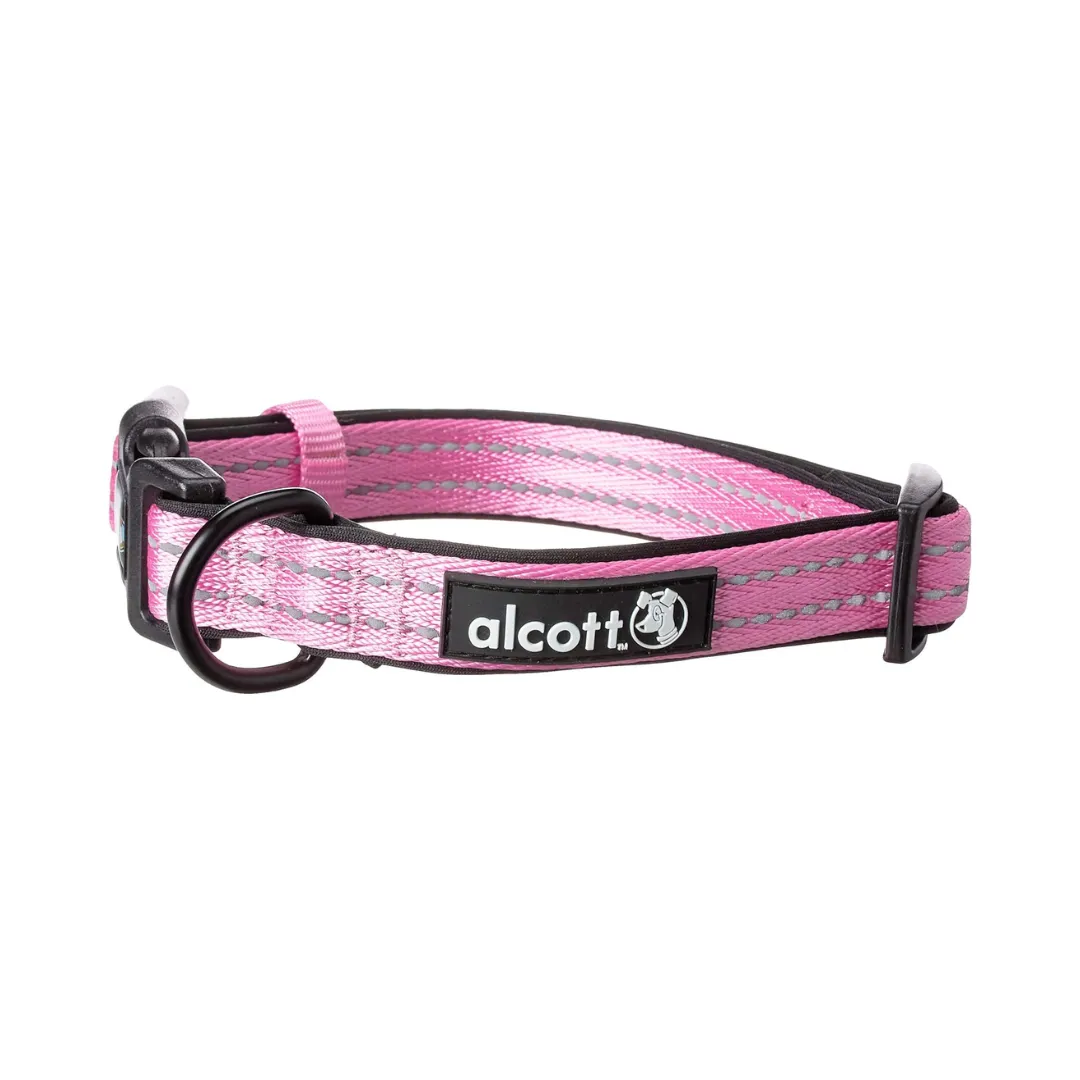 Alcott Adventure Pink Dog Collar