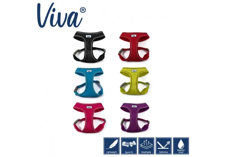Ancol - Viva Comfort Mesh Harness - Blue - X Small (28-40cm)