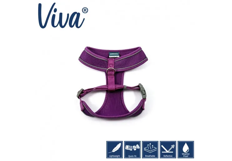 Ancol - Viva Comfort Mesh Harness - Blue - X Small (28-40cm)