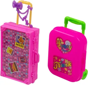 AUEAR, 2 Pcs Fashion Travel Hard Suitcase Box Reception Accessories Gift Luggage for Wedding Decoration