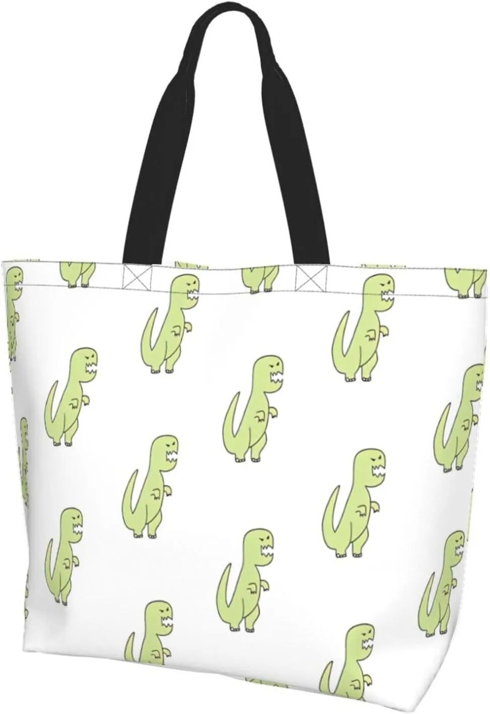 Black and White Great White Shark Women's Tote Bag Large Capacity Single Shoulder Bags Handbag for Shopping Work