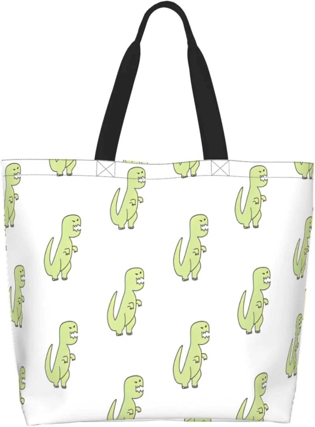 Black and White Great White Shark Women's Tote Bag Large Capacity Single Shoulder Bags Handbag for Shopping Work