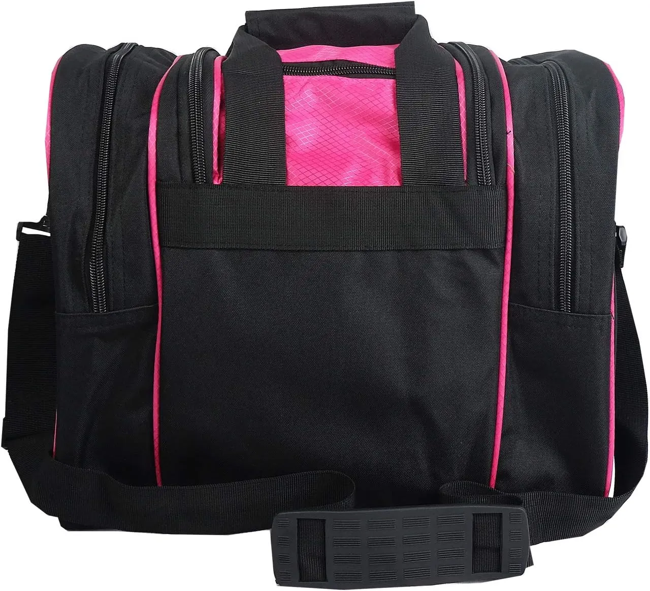 Bowling Bag for Single Ball - Single Ball Tote Bag with Padded Ball Holder - Fits a Single Pair of Bowling Shoes Up to Mens Size 14