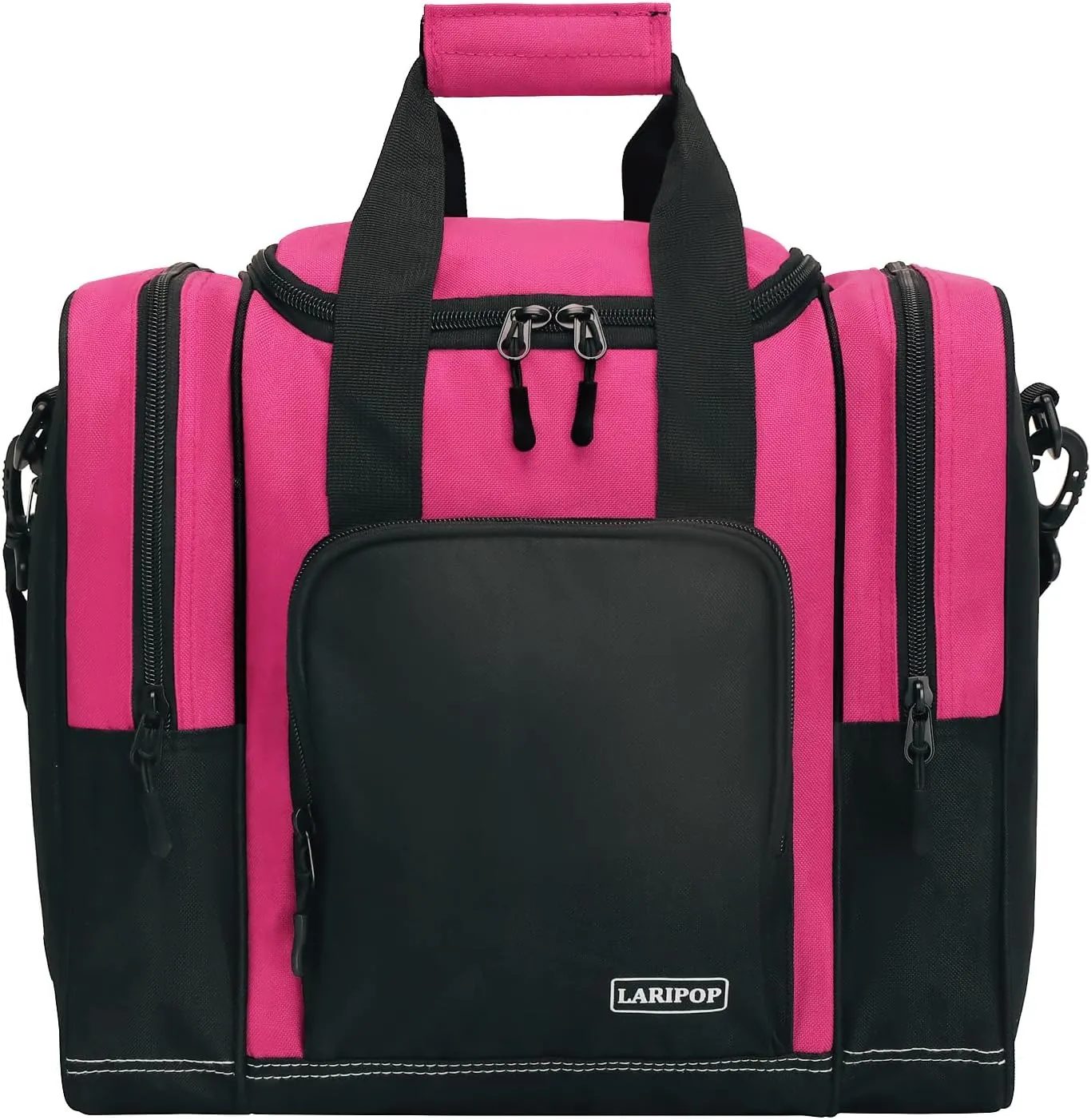 Bowling Ball Bag for Single Ball, 2022 Bowling Ball Tote Bowling bag with Padded Holder - Fits Shoes up to Mens Size 14 and Bowling Accessories