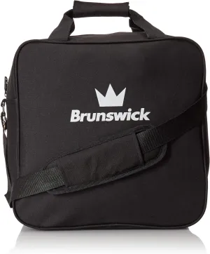 Brunswick Tzone Single Tote Bowling Bag, Black (59-BS1100-001)