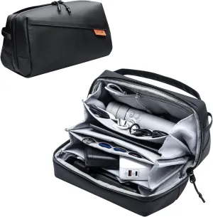 CAPART Hand Carrying Bag for DJI Osmo Pocket 3 2 Action 4 3 2 Osmo Mobile 7 7P 6 SE OM 5 4 3 2 Insta360 X4 X3 X2 ONE GO 3 3S Feiyue, Charger Data Cable Memory Card Handheld Gimbal Accessories