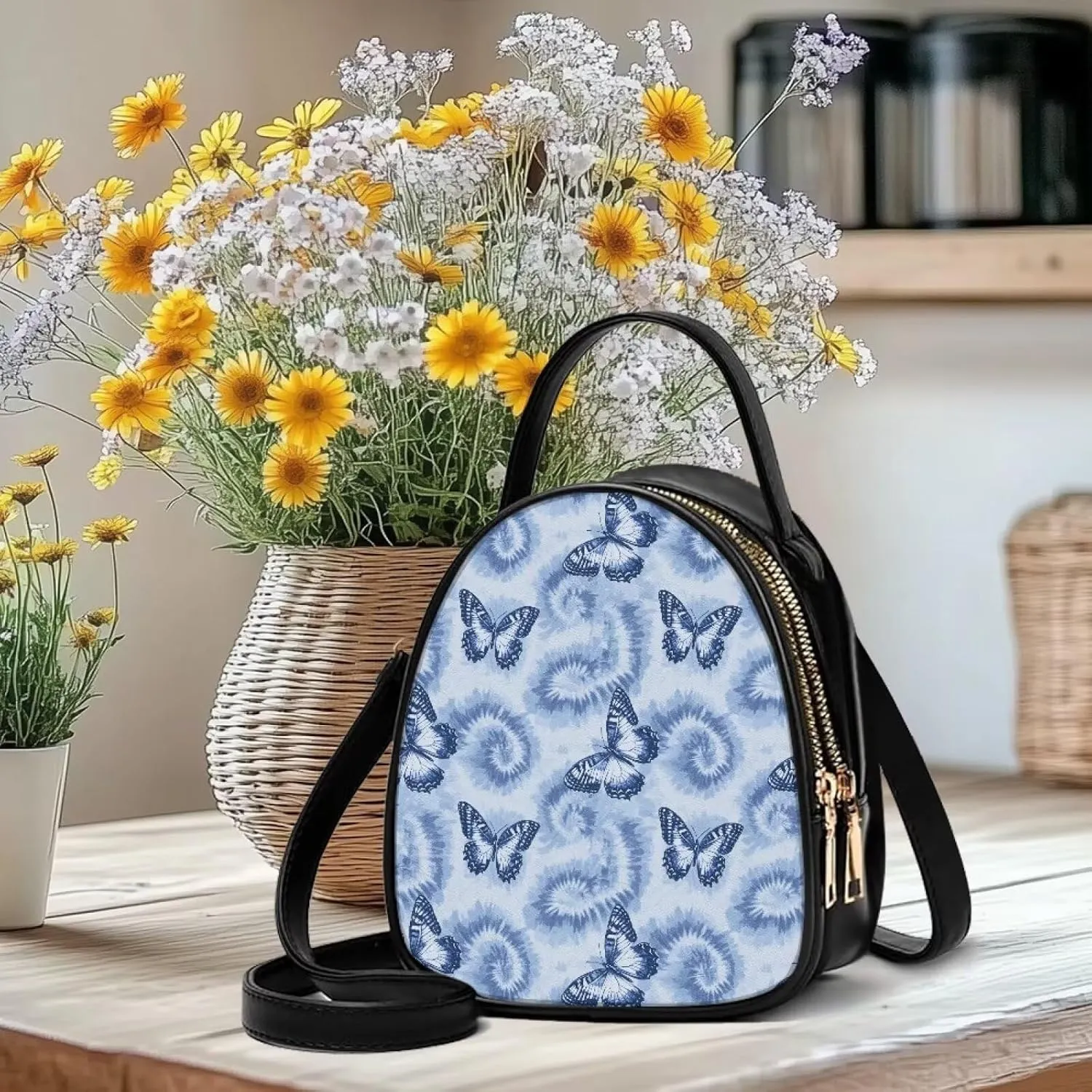 Crossbody Bags for Women, Graces Leather Bags for Women Vintage Retro Crossbody Handbag Ladies Fashion Bags