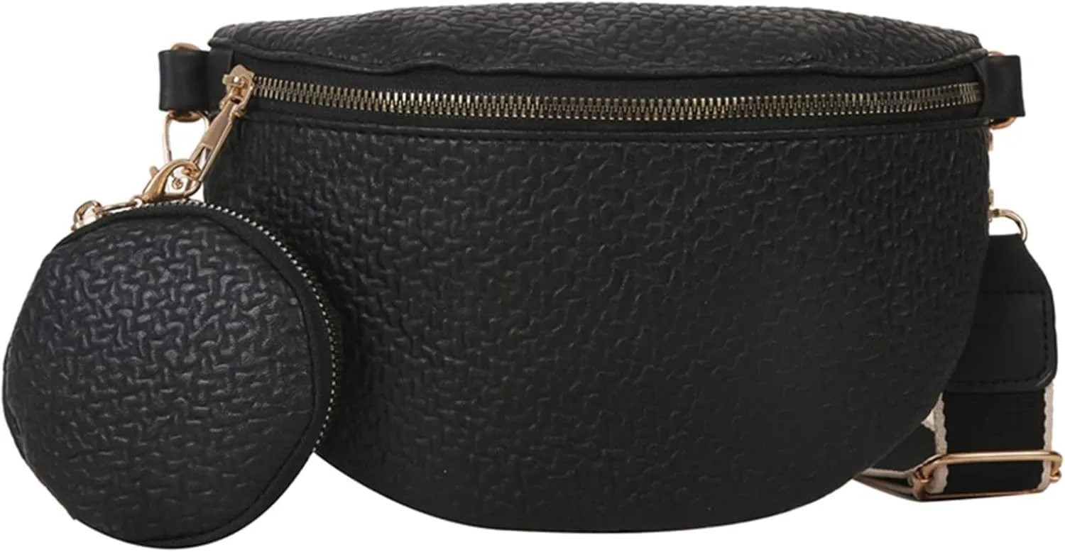 Crossbody Bags Women Bags Leather Waist Bags Multifunctional Waist Pouch for Phone Shopping Holder Chest Bag