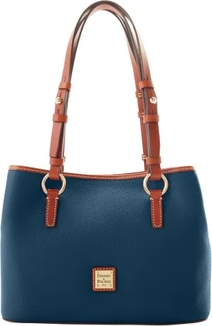 Dooney & Bourke Handbags and Accessories, Pebble Grain Leather Briana Small Shoulder Bag with Wristlet Pouch