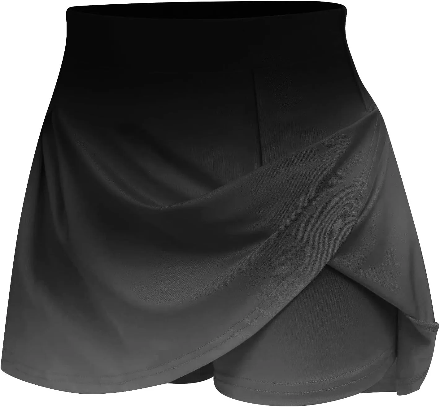 FZYLQY Womens Skorts with Pockets Tummy Control Plus Size Skorts for Women High Waist Athletic Sports Pants Casual Shorts