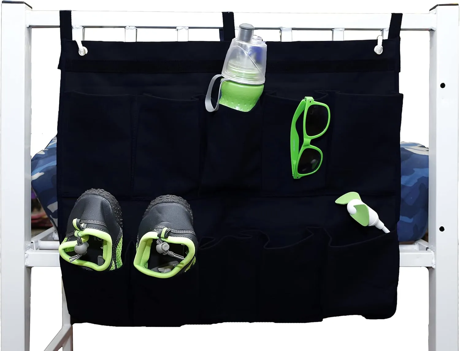 Gilbins End Of Bed Shoe Bag Great for storage, shoes, accessories & stuff! (Black)