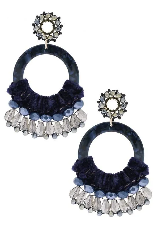 Grandiose Velvet Earrings