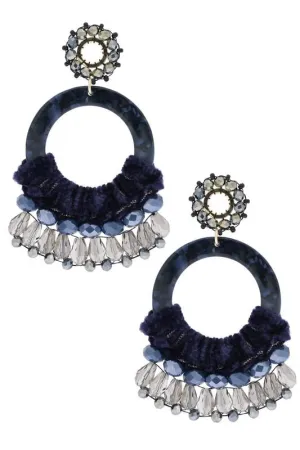 Grandiose Velvet Earrings