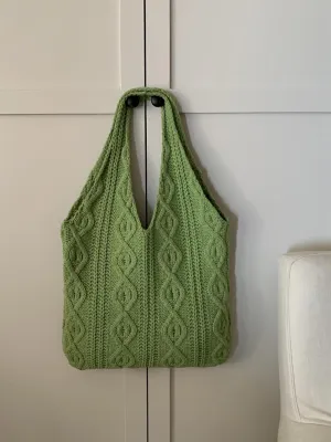 Grunge Accessories Crochet Tote Beach Bag Hobo Bags Fairy Grunge Aesthetic Shoulder Bags Purse for Women