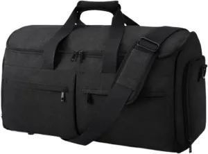 Habrur Duffel Bag Convertible Garment Bags for Travel with Shoes Compartment,2 in 1 Garment Duffle Bag Overnight Bag Travel (Color : B, Size : 22.1 * 10.2 * 12.9in)
