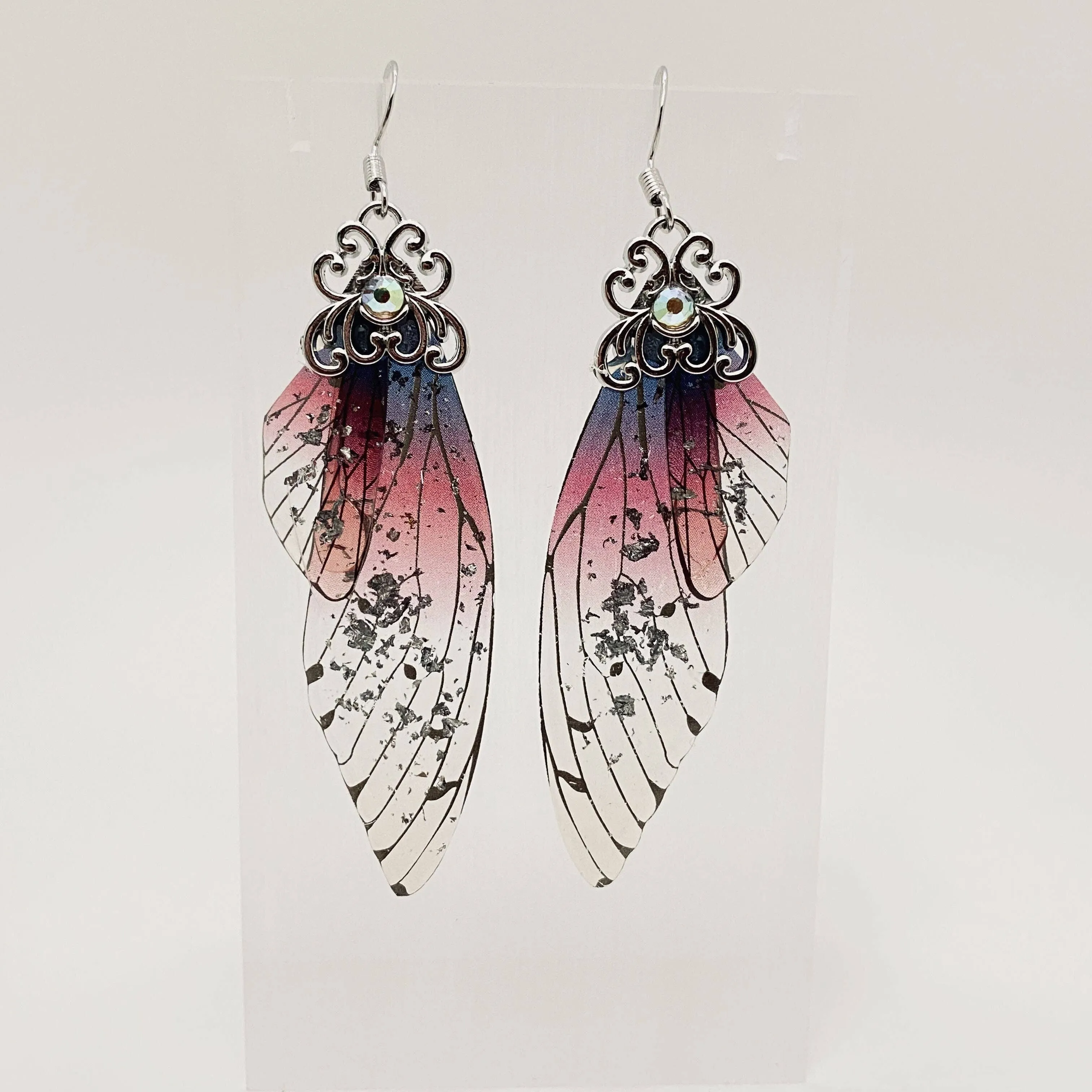 Handmade Fairy Wings Earrings Insect Butterfly Wing: A
