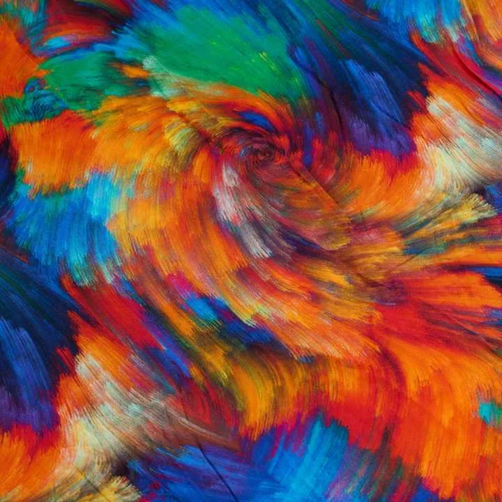 High Quality Rayon Fabric Voile Print-قماش رايون عالي الجودة