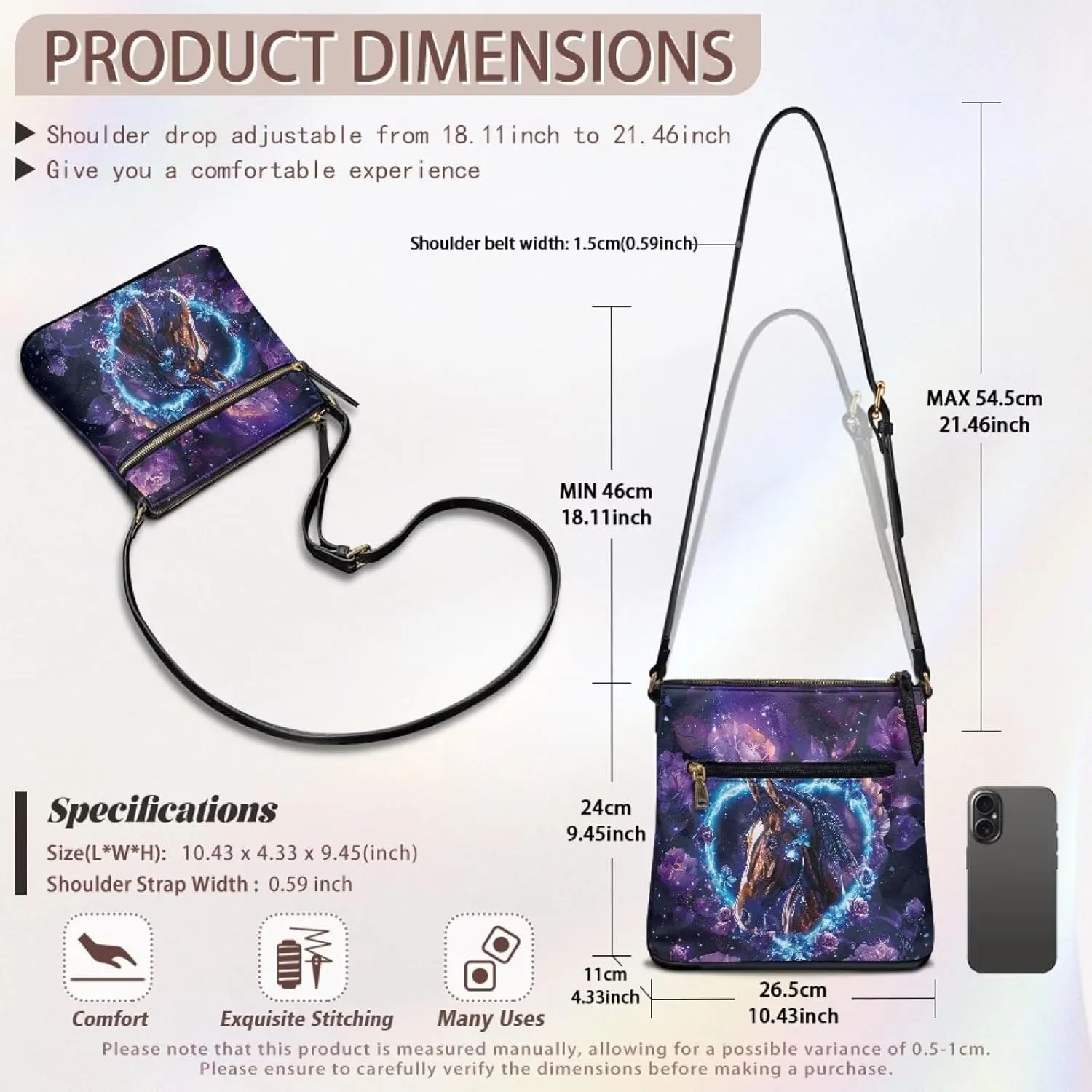 HUGS IDEA Leather Shoulder Handbags Crossbody Purse Large Size Sling Bags Tote Hand Bags Satchel Bags