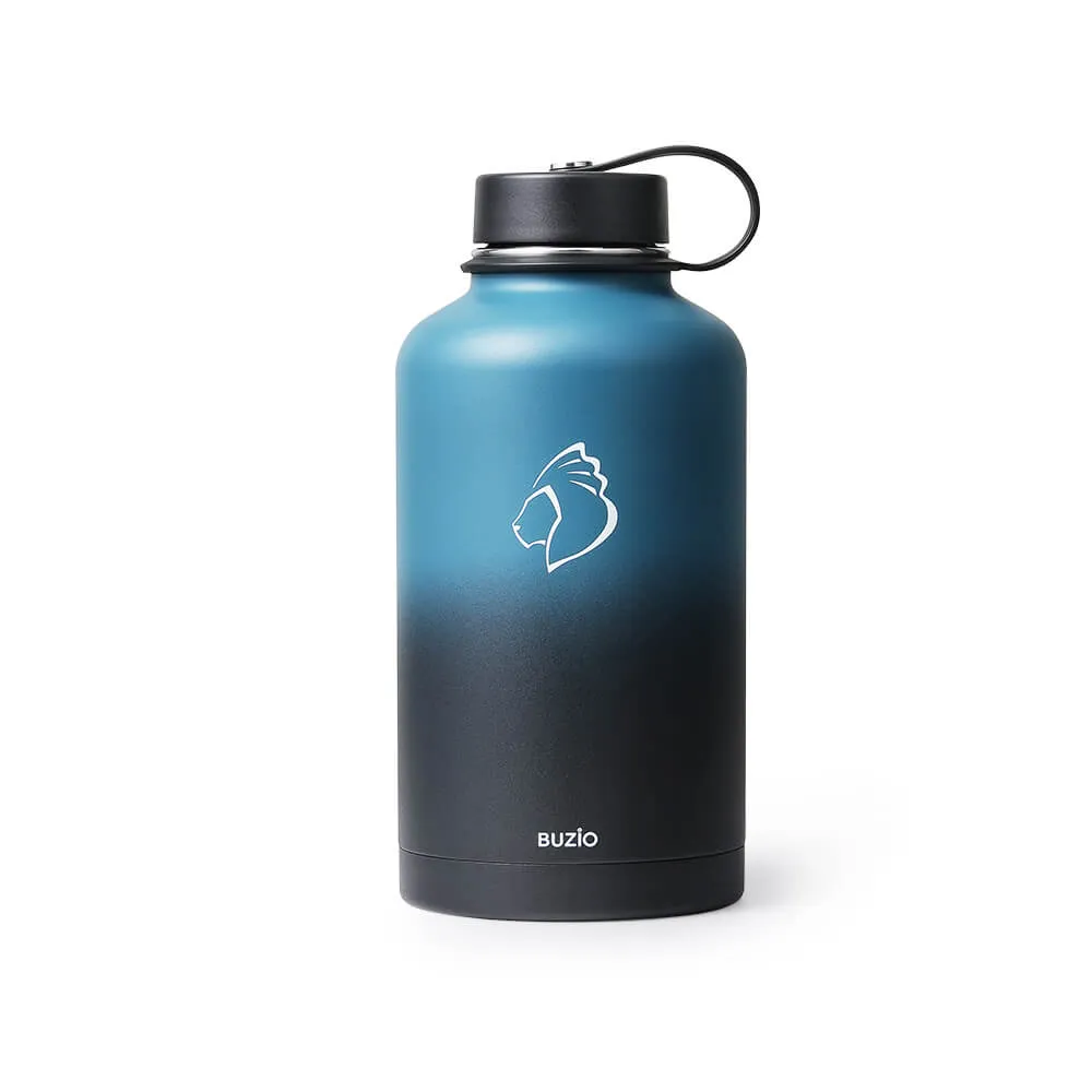 Insulated Water Bottles with 2 Lids | Indigo Crush | 64oz