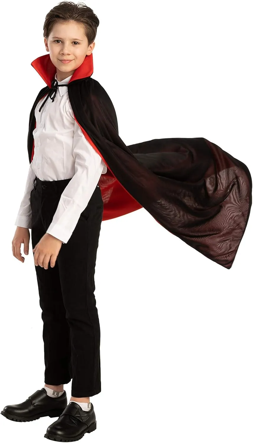 JOYIN Adult Child Unisex Vampire Costume Accessories Halloween Vampire Cape for Transylvania Dracula Theme Party