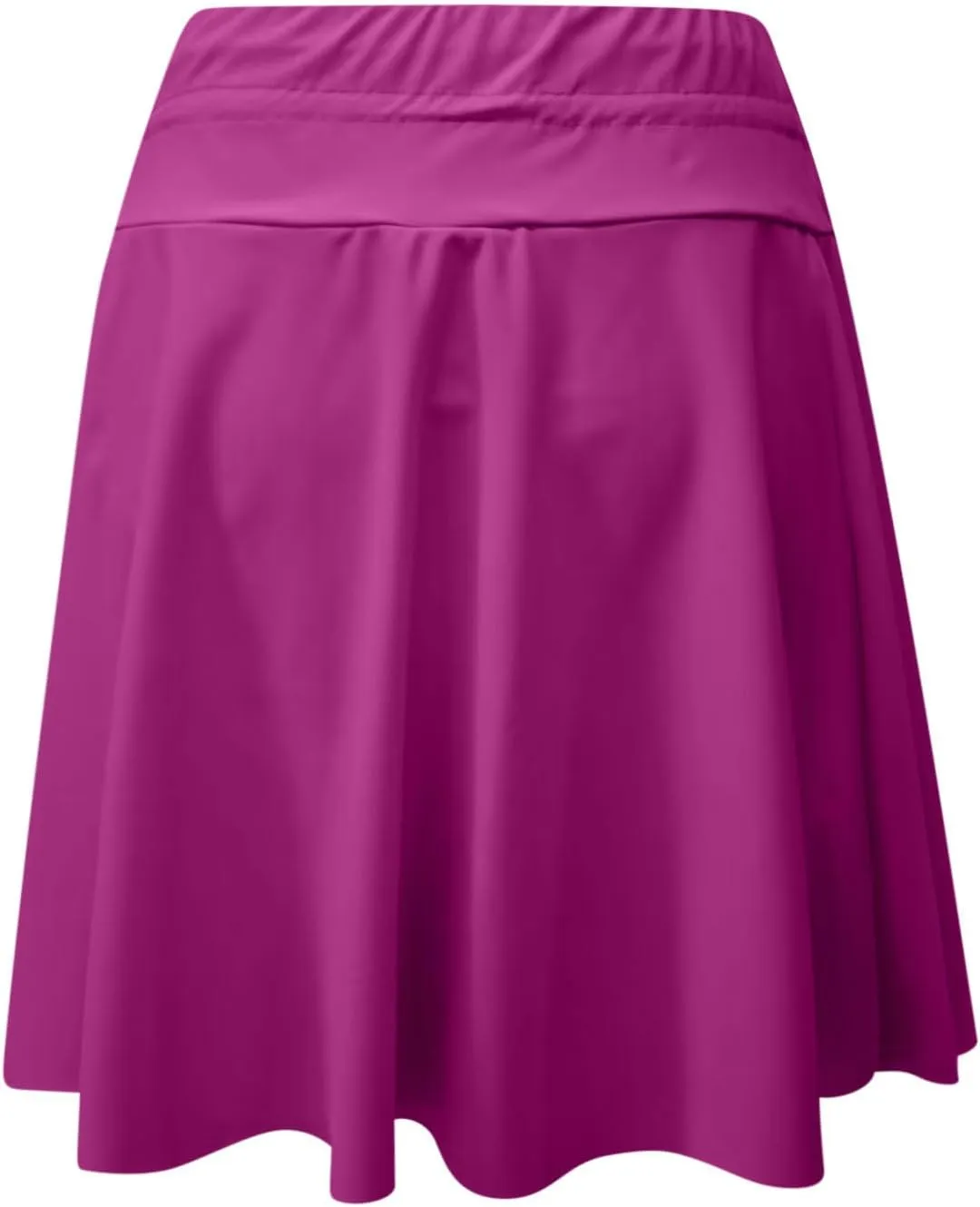 jsaierl Women Swim Skirt Bathing Suit Bottom High Waisted Swim Skort Drawstring Tummy Control Swimsuit Bottom with Zip Pocket