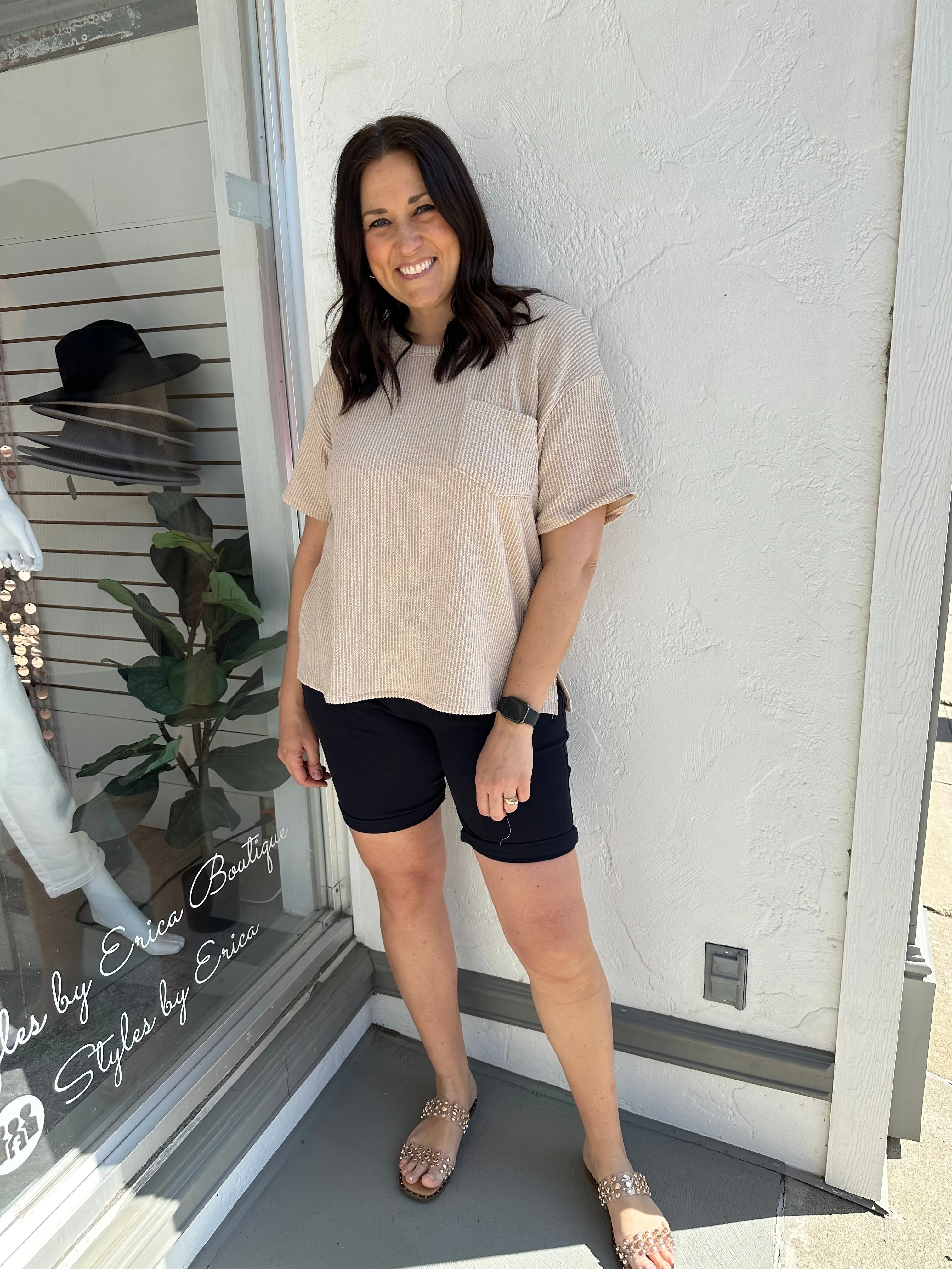 Judy Blue Navy Bermuda Shorts