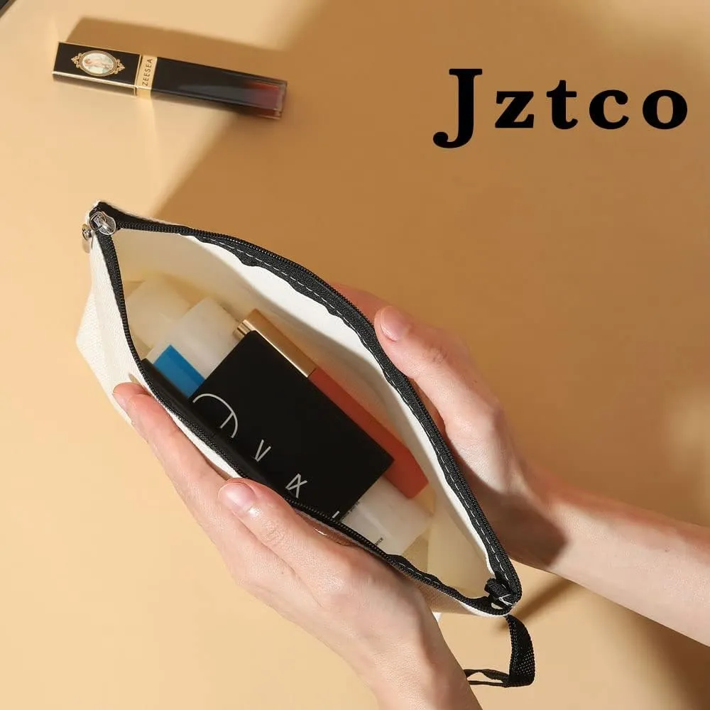 Jztco Inspirational Beach Lover Accessories - Beach Themed Makeup Bags for Women & Girls - Cute Funny Birthday Gifts