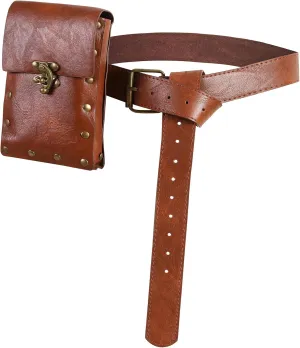 Leather Sword Belt Saber Dagger Holster, Vikings Pirate Cosplay Medieval Renaissance Accessories for Ren Faire