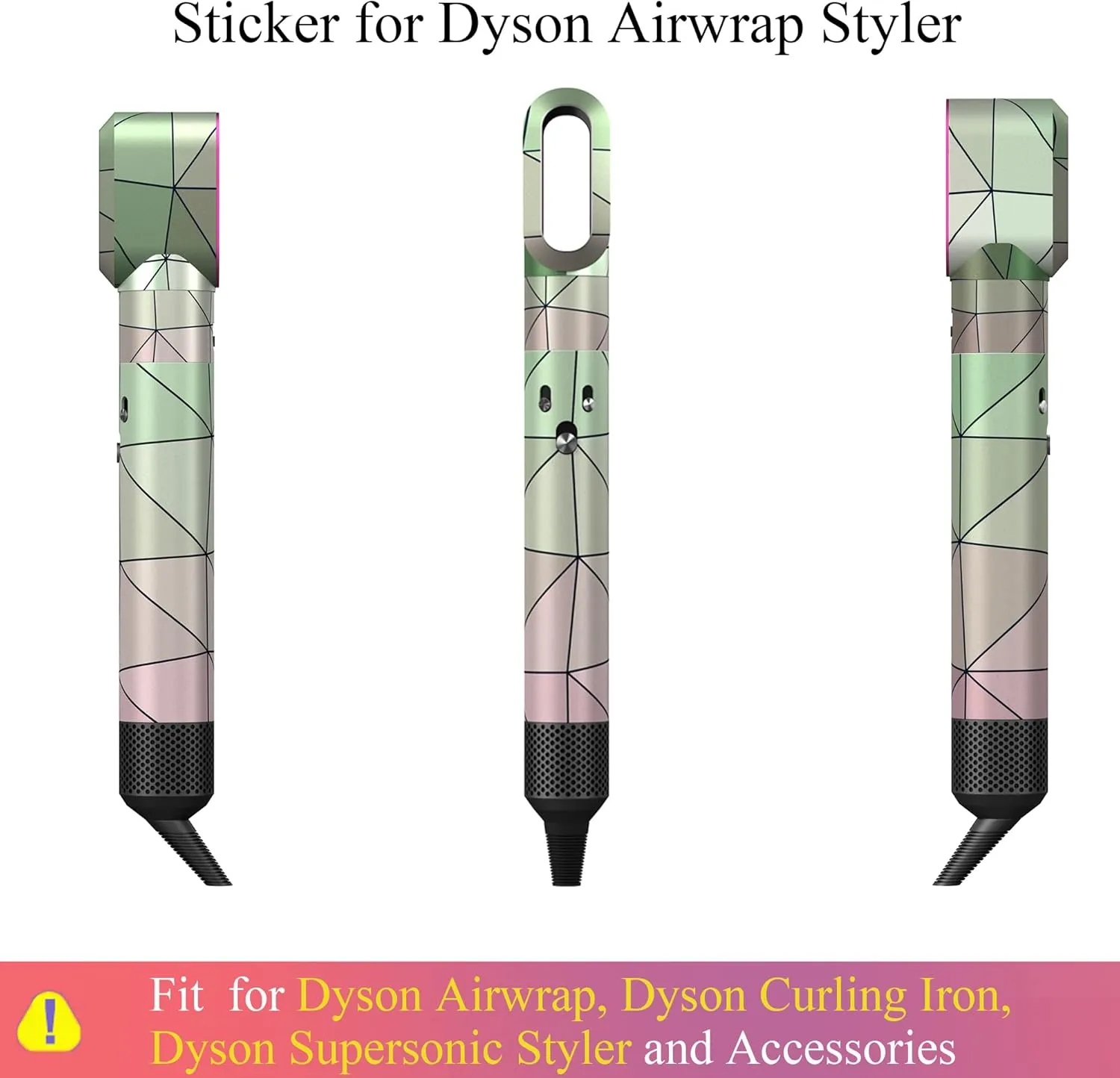 Leather Travel Case Travel Case Compatible with Dyson Airwrap Styler, Portable Waterproof Dyson Airwrap Travel Case, Airwrap Organizer Bag for Shark FlexStyle Attachments Storage, Dark Green