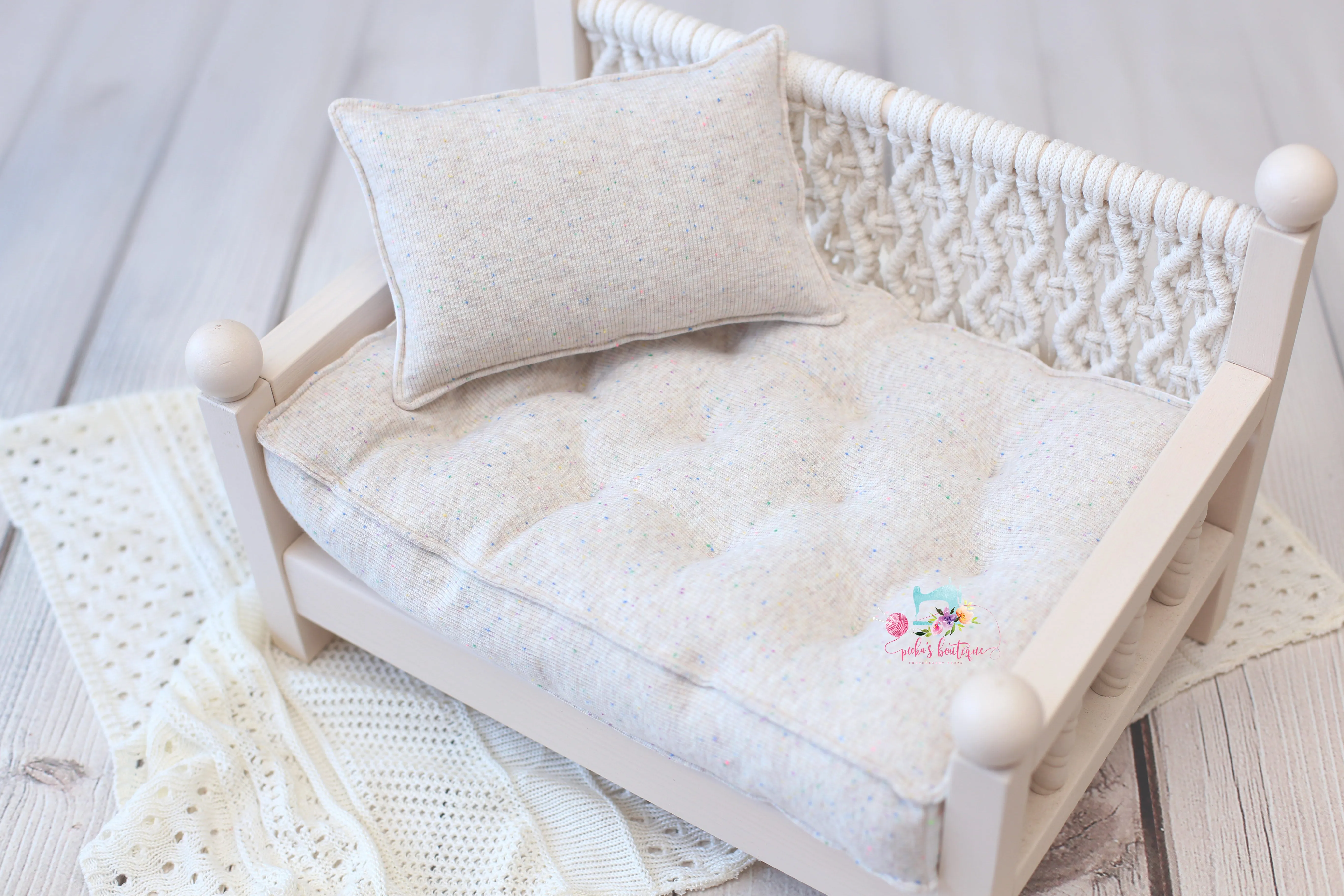 Made to Order REVERSIBLE 2 Color Natural Confetti- NB Mattress