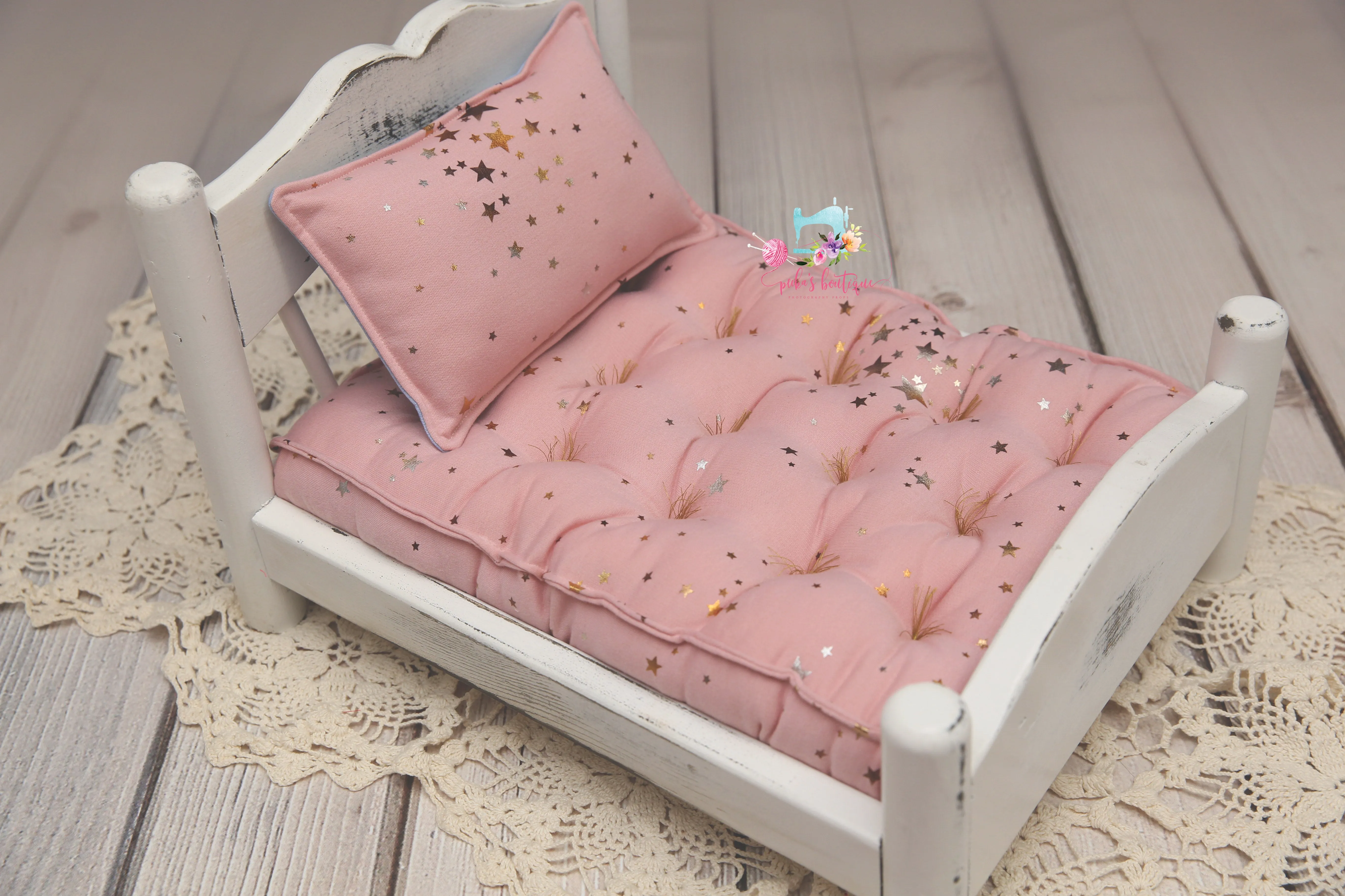 MADE TO ORDER- REVERSIBLE (Size- 11x17) Two Color Gold Star NB Mattress