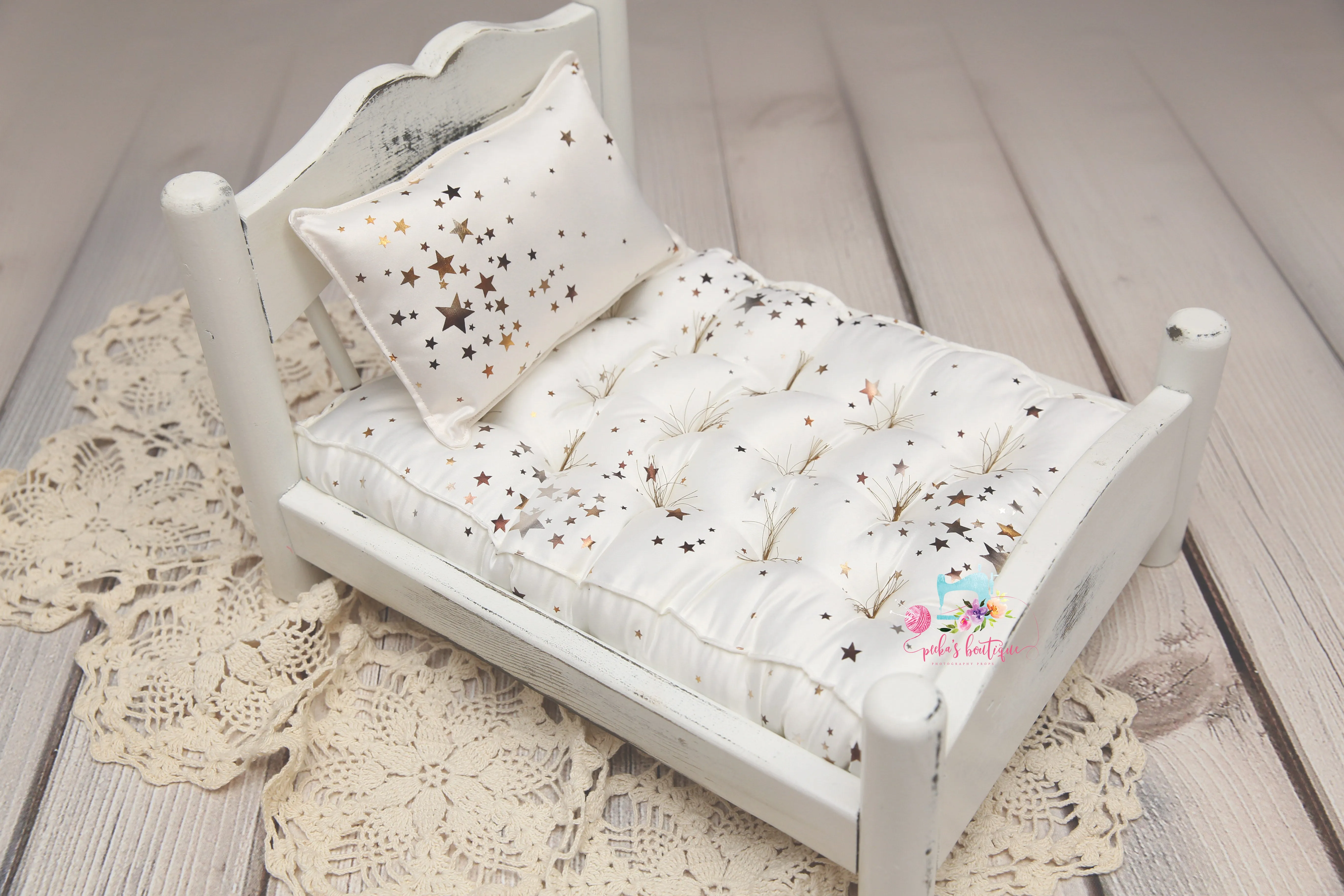 MADE TO ORDER- REVERSIBLE (Size- 11x17) Two Color Gold Star NB Mattress