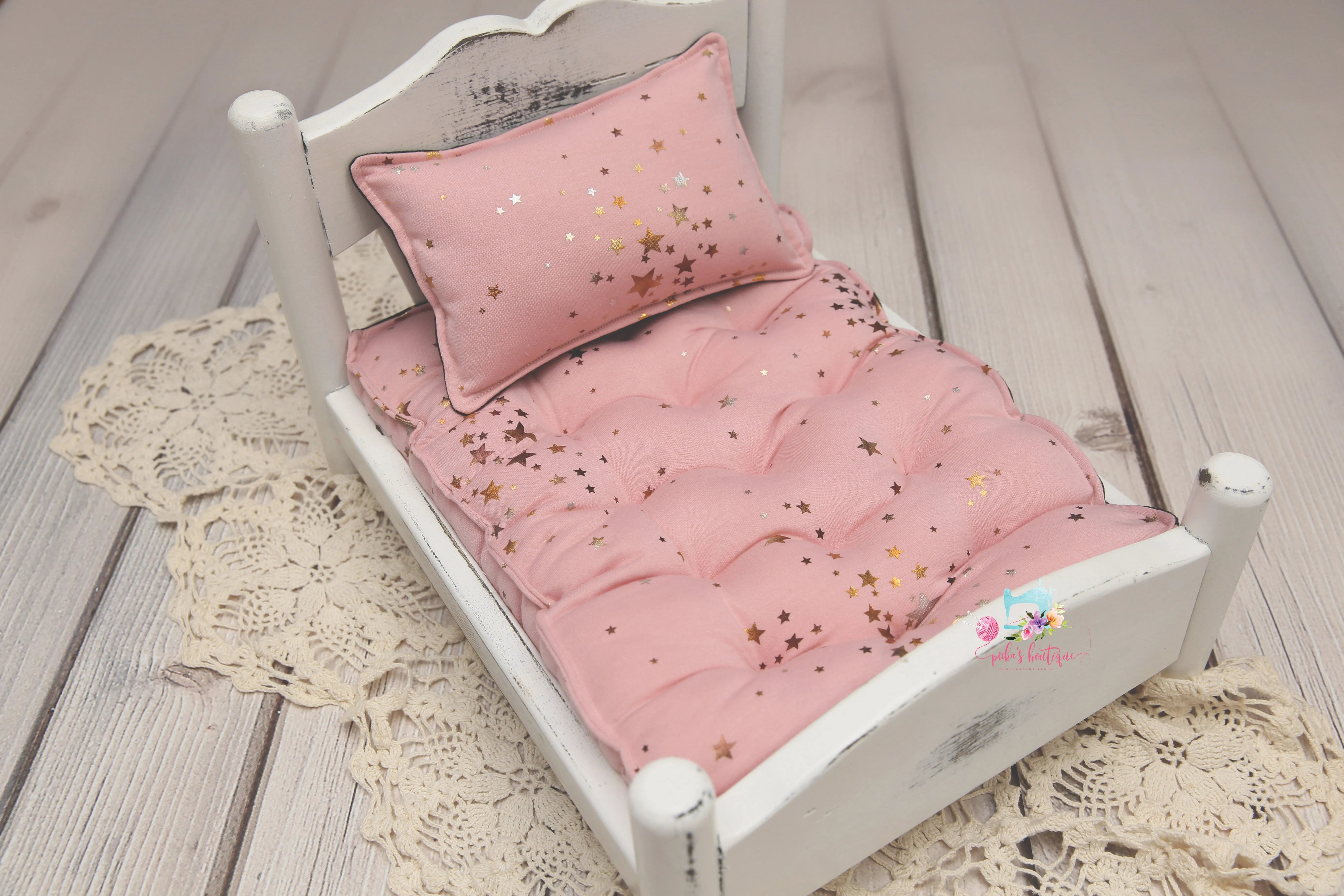 MADE TO ORDER- REVERSIBLE (Size- 11x17) Two Color Gold Star NB Mattress