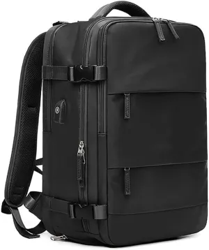 Makes Large Casual Travel Backpack For Women Men,Carry On Rucksack Flight Approved,Hiking Waterproof Outdoor Sports Daypack Fit 15.6 Inch Laptop Shoes Compartment