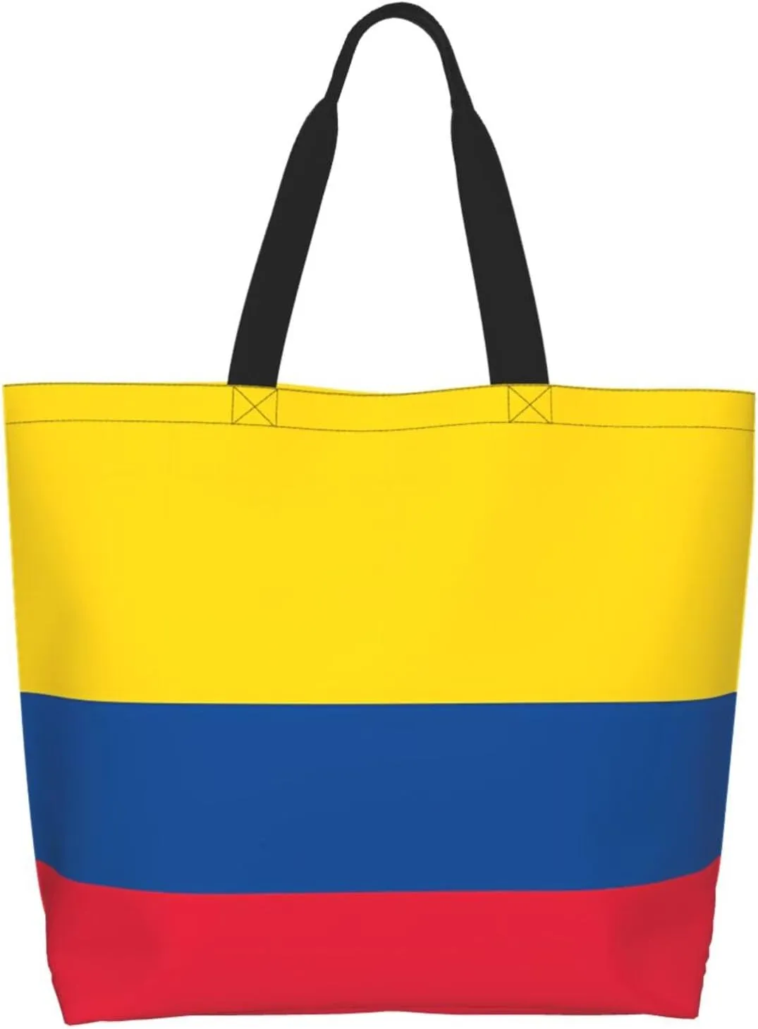 Marriage Colombian Married Flag Women's Tote Bag Large Capacity Single Shoulder Bags Handbag for Shopping Work