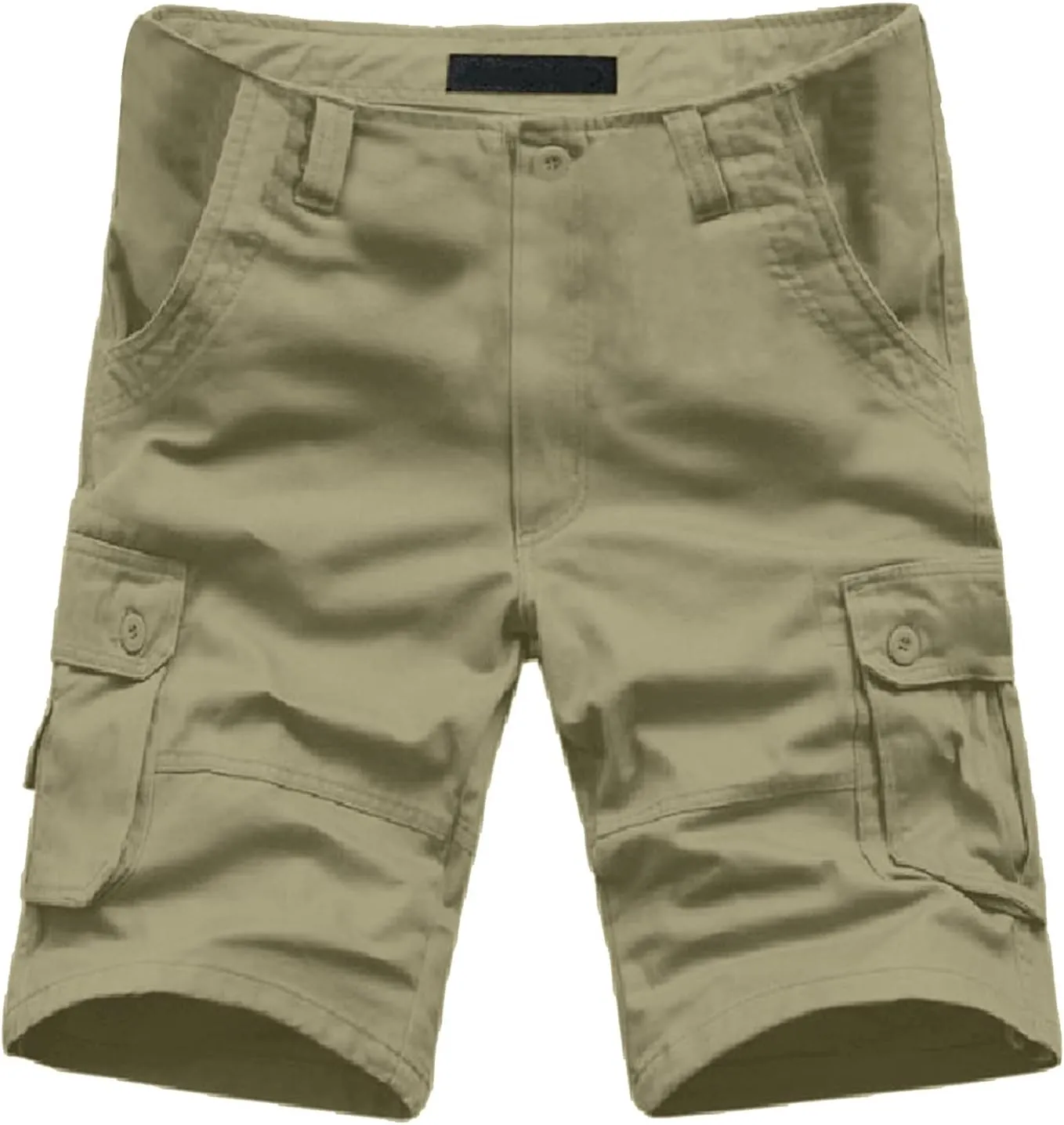 Men Shorts Casual with Multi-Pocket and Fashion Summer Leisure Pants Overalls Men's Pants Black Cargo Shorts Men