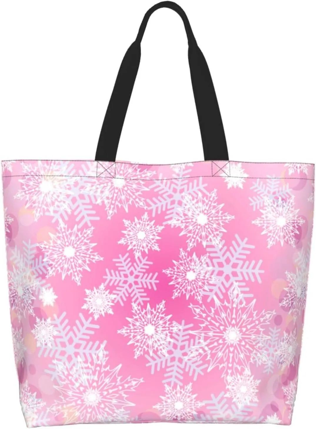 Merry Christmas Winter Tree Women's Tote Bag Large Capacity Single Shoulder Bags Handbag for Shopping Work