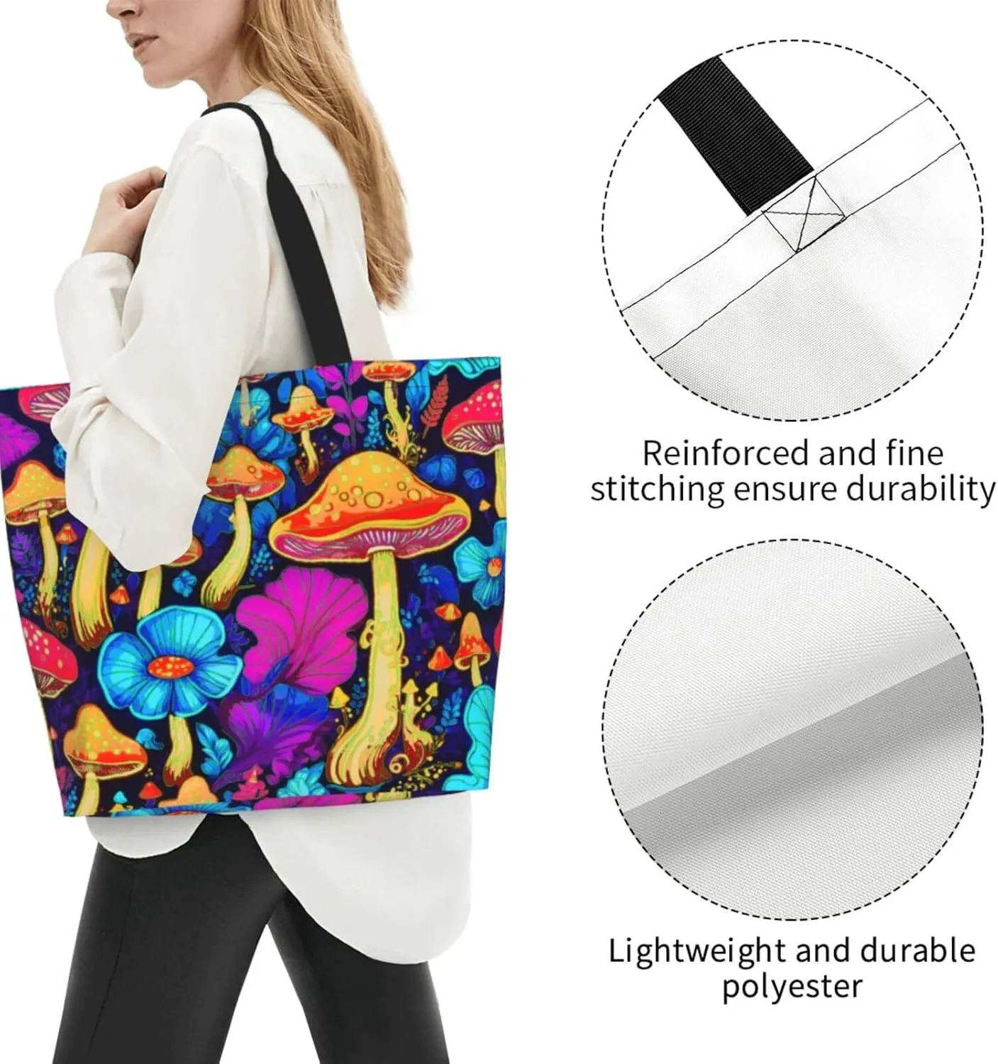Mexico Mexican Eagle Flag Women's Tote Bag Large Capacity Single Shoulder Bags Handbag for Shopping Work