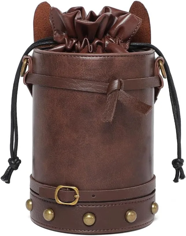 Micoklinlin Shoulder Bag Womens Leather Novelty Steampunk Accessories Small Cell phone Crossbody bag Handbag for Travel