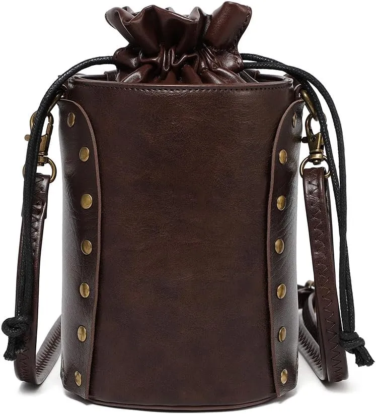 Micoklinlin Shoulder Bag Womens Leather Novelty Steampunk Accessories Small Cell phone Crossbody bag Handbag for Travel