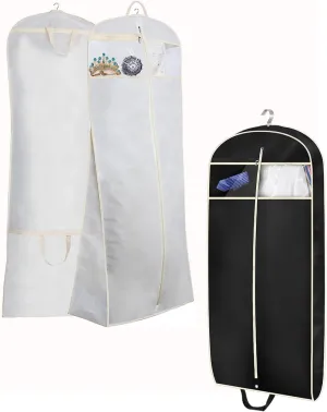 MISSLO 70" Wedding Dress Bag Bundle with 43" Travel Garment Bag
