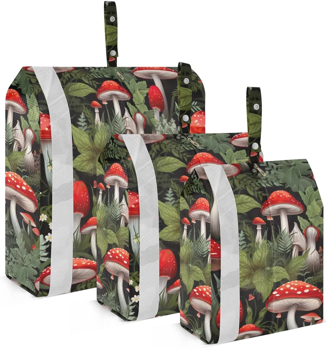 Mushroom Magic Packing Cubes for Travel 3 Set Travel Packing Cubes Luggage Accessories for Travel Compression